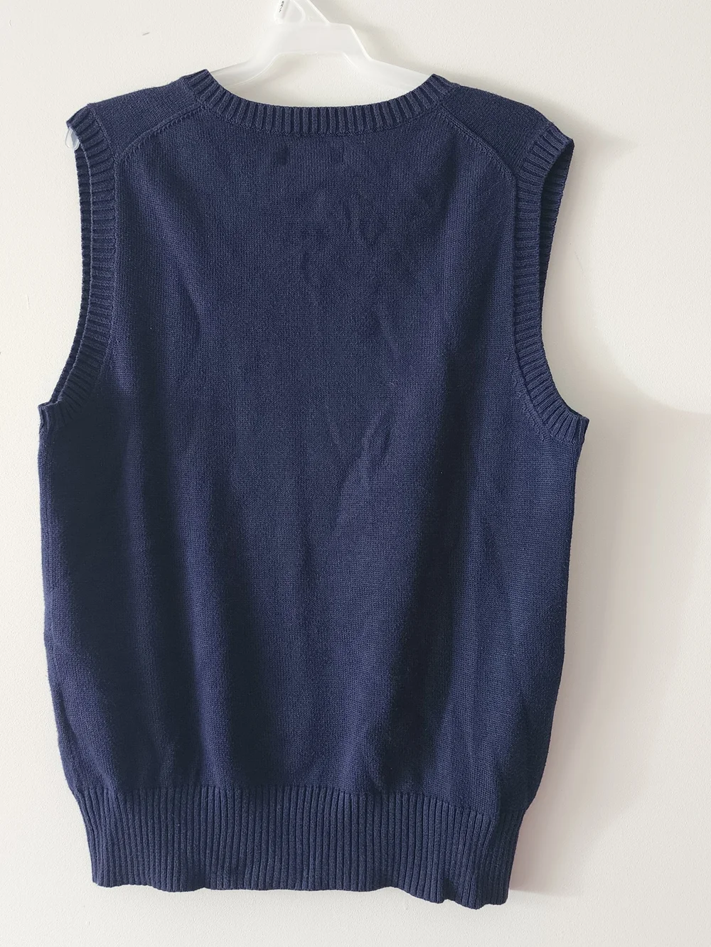 Polo by Ralph Lauren Kids Sweater Vest Boy Sz M (10-12) Blue V-Neck Pima Cotton